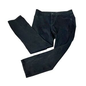 NYDJ Black Jeans Cotton Blend Stretch
Button Zipper Fly Womens Size 16 P